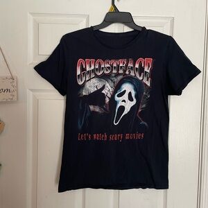 Ghost Face medium Black T-Shirt